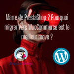 tableau de bord migration e-commerce PrestaShop vers WordPress