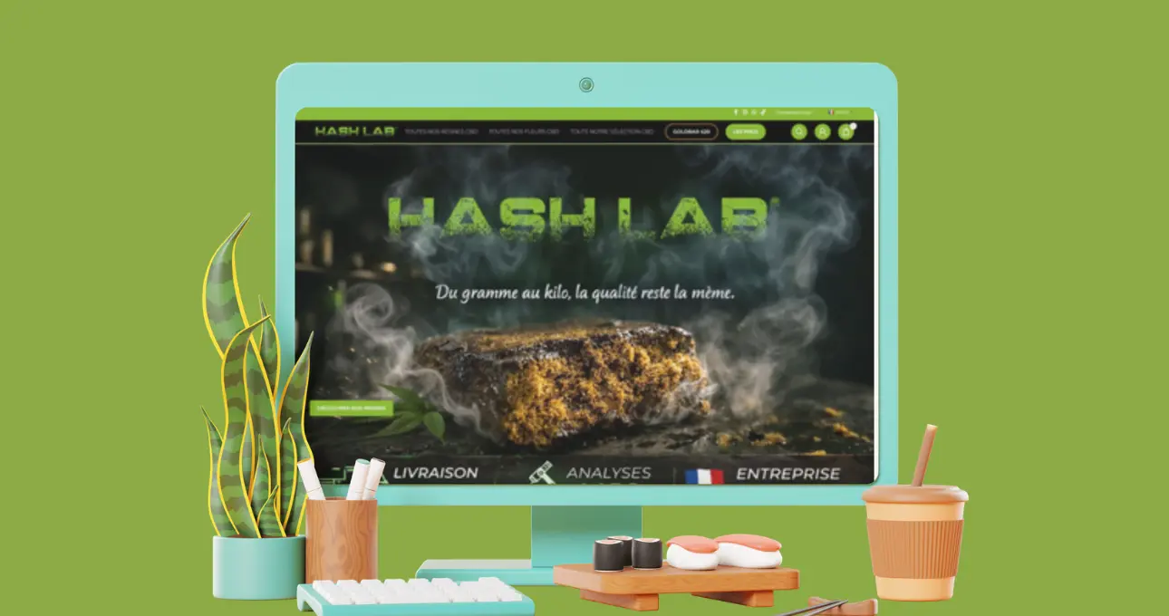 Création site internet Perpignan - Projet Hashlab